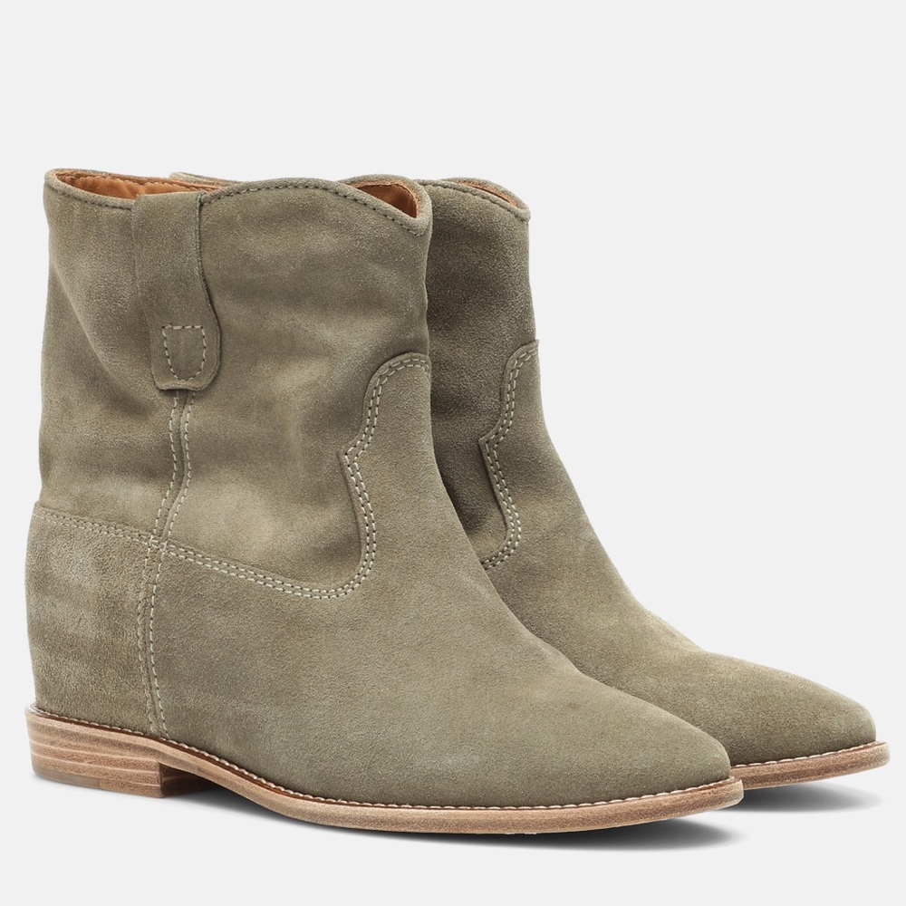 Etoile Isabel Marant Crisi suede western booties sz 38 / 8